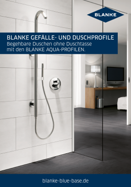 Wir bleiben auf dem Boden der Tatsachen 👣 mit bodengleichen Duschen dank BLANKE GEFÄLLEPROFILEN 🚿