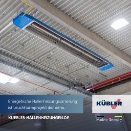 Energetische Hallenheizungssanierung ist Leuchtturmprojekt der dena